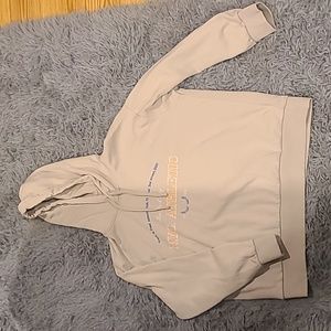 Women's tan H&M hoodoe, long sleeve, size medium